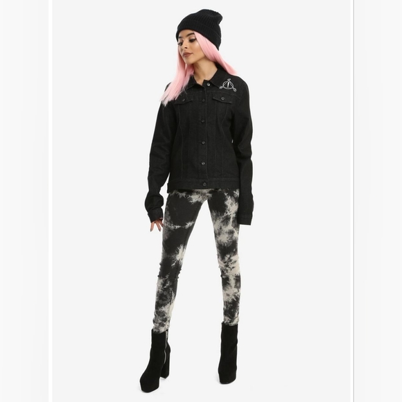 Hot Topic Panic at the Disco Denim Jacket Button Front & Cuffs & Waist Size 2XL - Picture 16 of 16